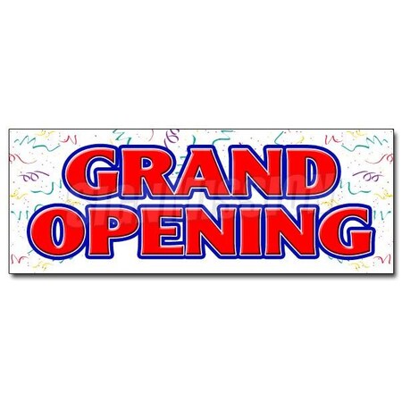 Signmission GRAND OPENING DECAL sticker new store owner coming soon management, D-12 Grand Opening D-12 Grand Opening